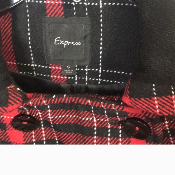 ⚜️Express Double Breasted Tartan Jacket - Picture 6 of 13